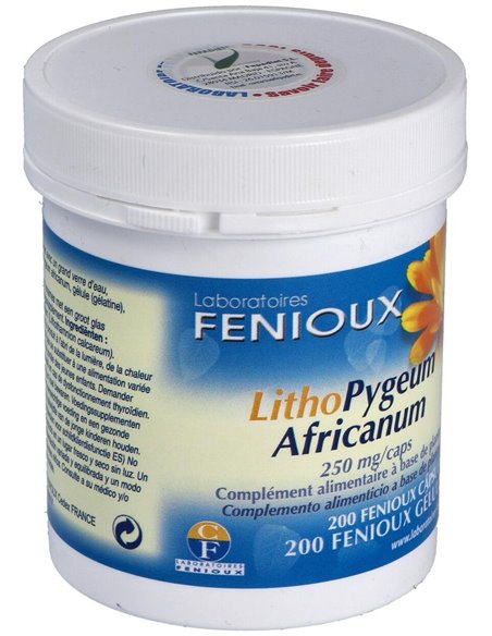 Litho Pygeum Africanum 250Mg. 200Cap. de Fenioux