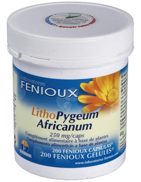 Litho Pygeum Africanum 250Mg. 200Cap. de Fenioux