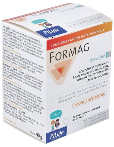 Formag Infantil Sabor Fresa 20Stick de Pileje
