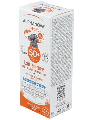 Solar Spf50+ Bebe 50Gr. Bio de Alphanova