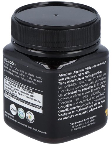 Miel De Manuka Iaa15+ 250Gr. de Comptoirs & Compagnies
