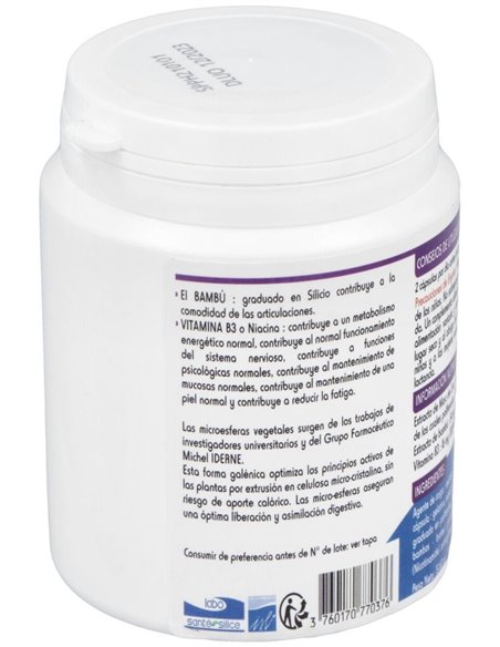 Silacaps Polifenoles Vascular 120Caps. de Labo Sante Silice