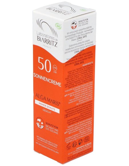 Crema Solar Facial Spf50 50Ml. Bio de Alga Maris - Lab. Biarritz