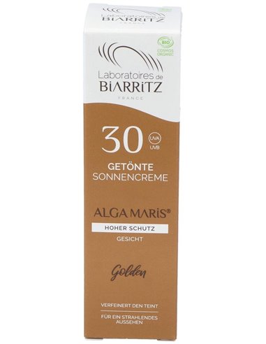 Crema Facial Color Dorado Spf30 50Ml. de Alga Maris - Lab. Biarritz