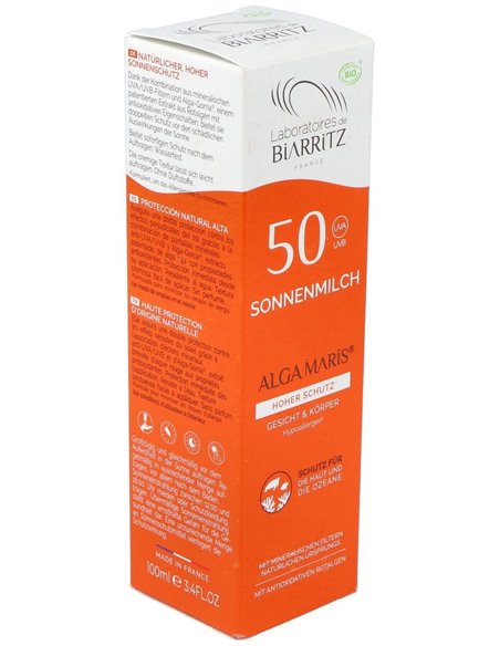 Leche Solar Spf50 100Ml. de Alga Maris - Lab. Biarritz