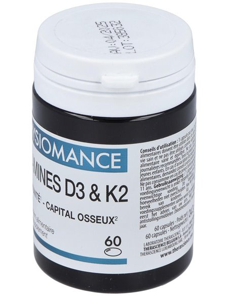 Physiomance Vitamina D3+K2 60Cap. de Physiomance