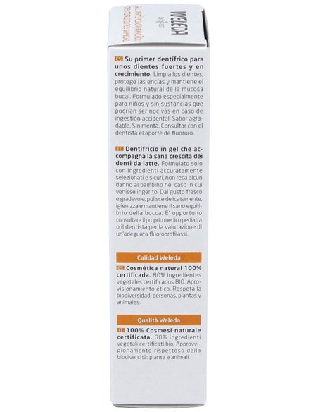 Gel Dentífrico para Niños 50 ml de Weleda