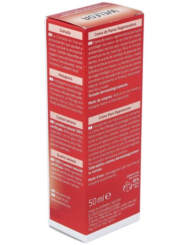 Crema de Manos Regeneradora de Granada 50ml  de Weleda