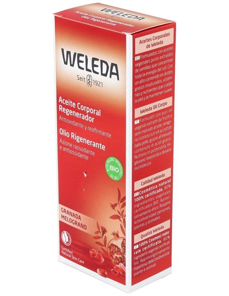 Aceite Corporal De Granada Regenerador 100Ml. de Weleda