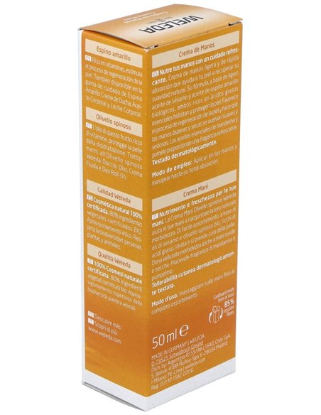 Crema De Manos De Espino Amarillo Hidratante 50Ml. de Weleda
