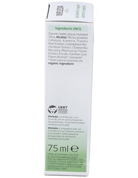 Gel Dentifrico Vegetal 75 Ml de Weleda