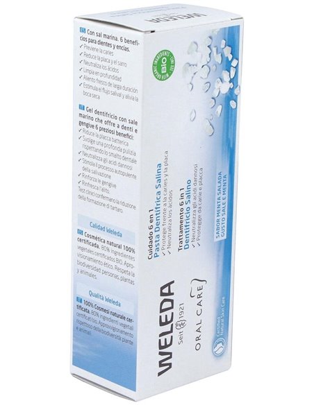 Pasta Dentifrica Salina 75 Ml de Weleda