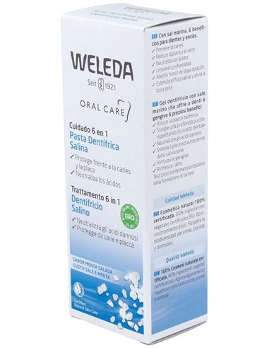 Pasta Dentifrica Salina 75 Ml de Weleda