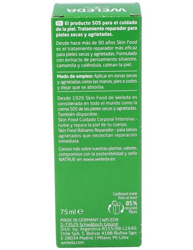 Skin Food  Original - Crema Reparadora Intensiva 75ml de Weleda
