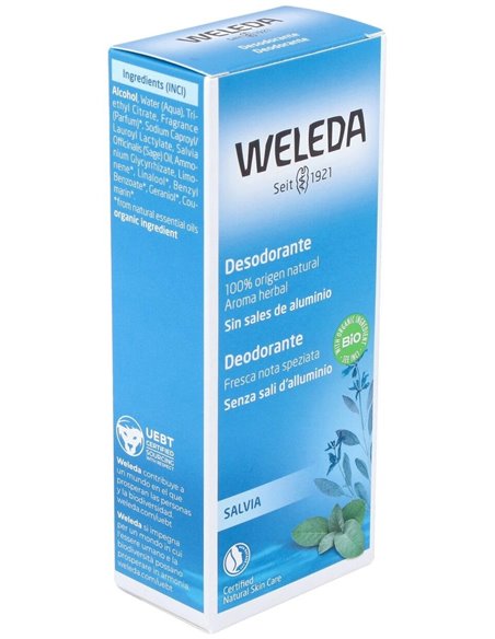 Desodorante Esencias Vegetales (Salvia) 100 Ml de Weleda