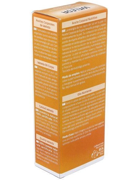 Aceite Corporal Nutritivo de Espino Amarillo 100ml  de Weleda