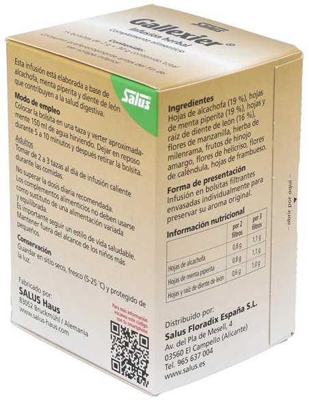 Gallexier Infusion 15Sbrs. de Salus