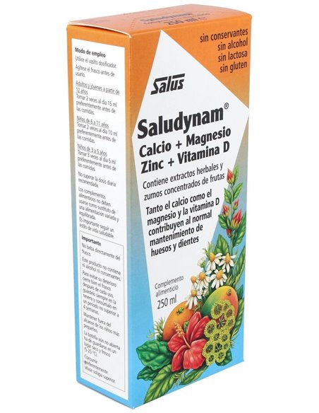 Saludynam Calcio+Magnesio 250Ml de Salus