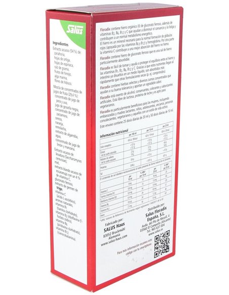 Floradix Hierro 500Ml de Salus
