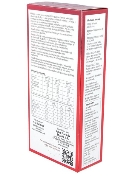 Floradix Hierro 500Ml de Salus