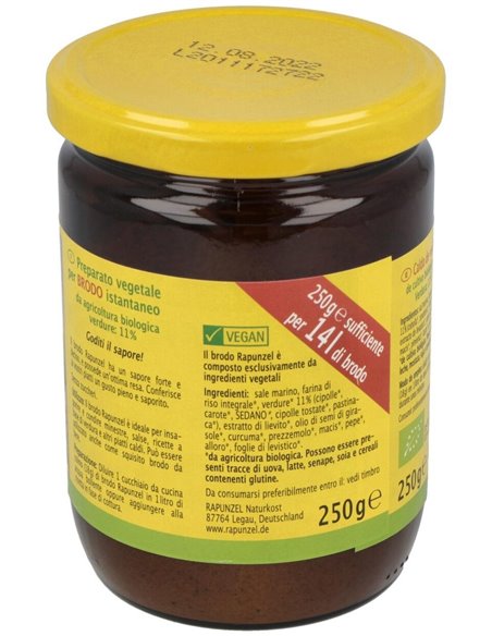 Caldo De Verduras  Brodo 250Gr. Bio Vegan de Rapunzel