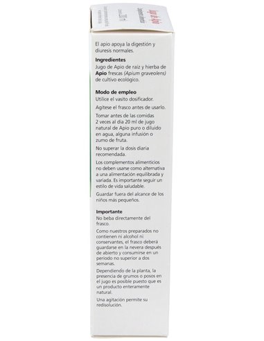 Jugo De Apio 200Ml. Schoenenberger de Salus
