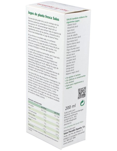 Jugo De Echinacea 200Ml. Schoenenberger de Salus