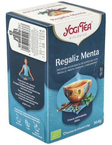 Yogi Tea Regaliz Y Menta 17 X 1,8 G de Yogi Tea