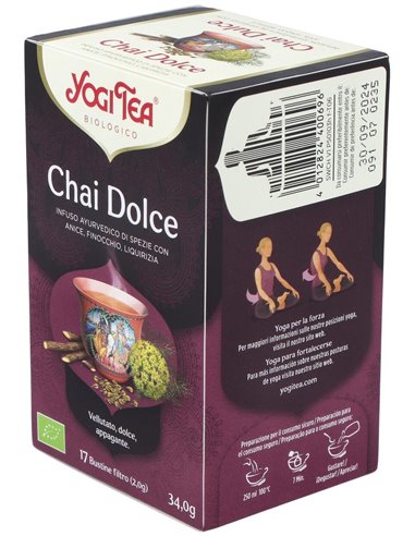 Yogi Tea Chai Dulce 17Infusiones de Yogi Tea