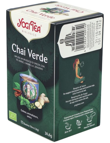 Yogi Tea Chai Verde 17 X 1,8 G de Yogi Tea