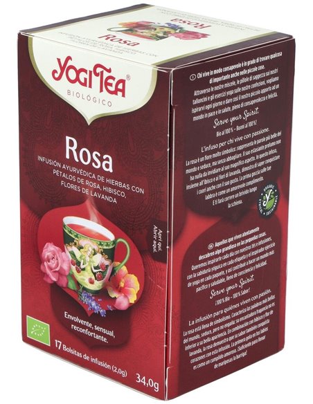 Yogi Tea Infusión Rosa 17 X 2 G de Yogi Tea