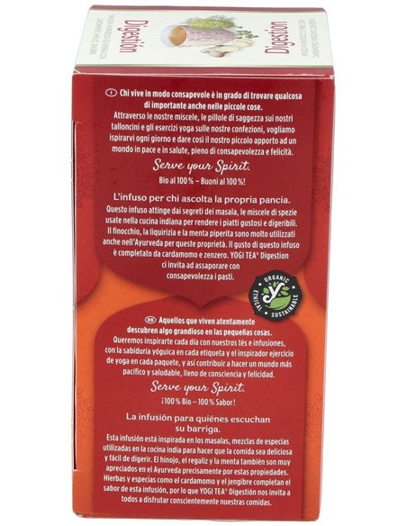 Yogi Tea Digestion 17Infusiones de Yogi Tea