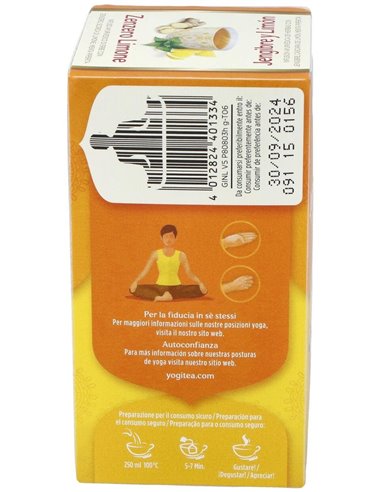 Yogi Tea Jengibre Y Limón 17 X 1,8 G de Yogi Tea