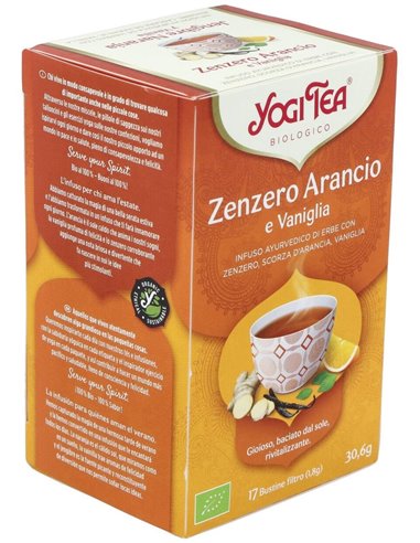 Yogi Tea Jengibre-Naranja-Vainilla 17Infusiones de Yogi Tea