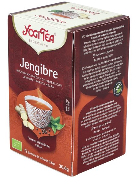 Yogi Tea Jengibre 17Infusiones de Yogi Tea