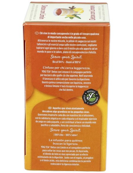 Yogi Tea Detox Con Limon 17Infusiones de Yogi Tea