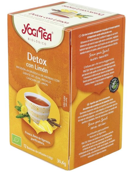 Yogi Tea Detox Con Limon 17Infusiones de Yogi Tea