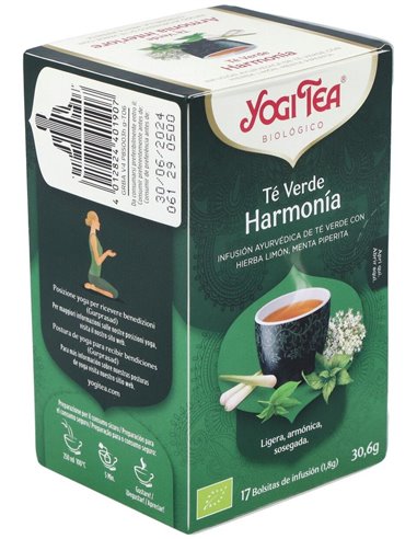 Yogi Tea Verde Armonía 17 X 1,8 G de Yogi Tea