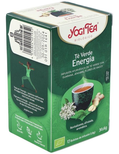 Yogi Tea Verde Energía 17 X 1,8 G de Yogi Tea