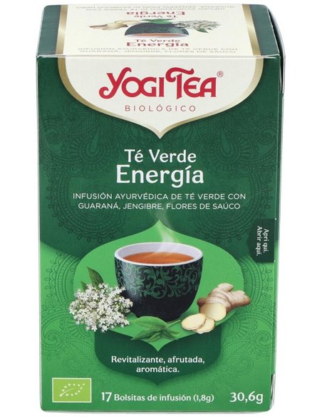 Yogi Tea Verde Energía 17 X 1,8 G de Yogi Tea