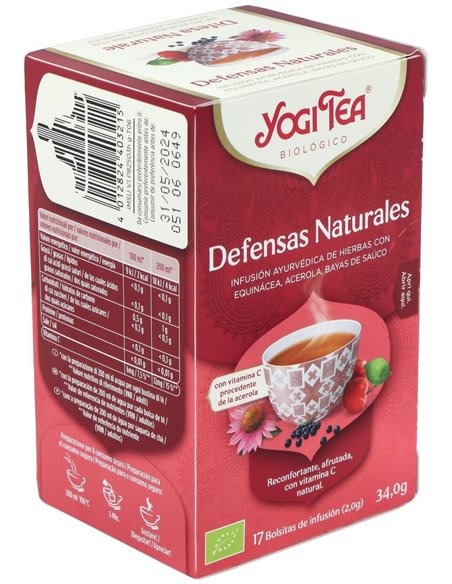 Yogi Tea Defensas Naturales 17Infusiones de Yogi Tea