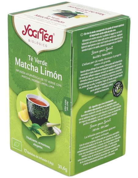 Yogi Tea Te Verde Matcha Limon 17Infusiones de Yogi Tea