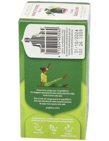 Yogi Tea Té Verde Matcha Limón 17 X 1,8 G de Yogi Tea