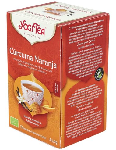 Yogi Tea Curcuma Naranja 17Infusiones de Yogi Tea