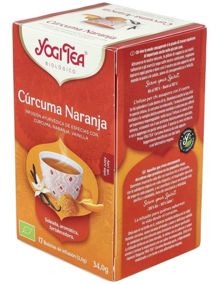 Yogi Tea Curcuma Naranja 17Infusiones de Yogi Tea
