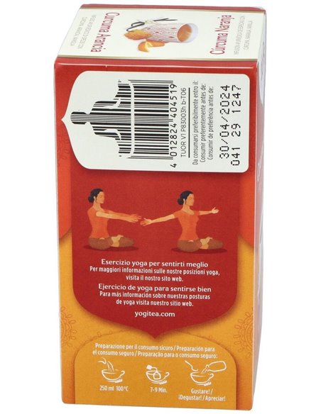 Yogi Tea Curcuma Naranja 17Infusiones de Yogi Tea