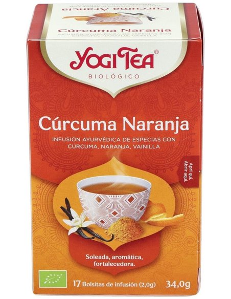 Yogi Tea Curcuma Naranja 17Infusiones de Yogi Tea