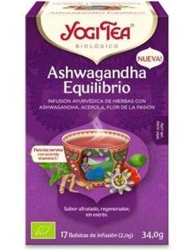 Yogi Tea Ashwagandha Equilibrio 17Infusiones de Yogi Tea