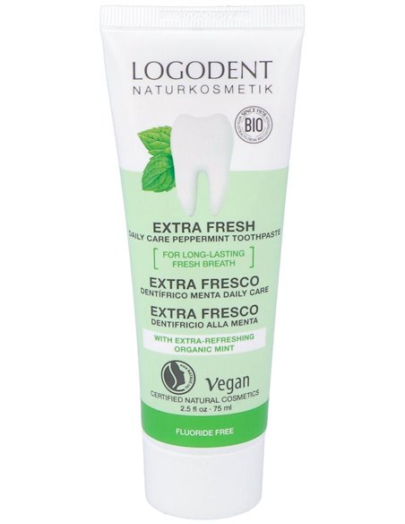 Dentifrico Extra Fresco Menta Daily Care 75Ml. de Logona