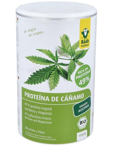 Proteina De Cañamo Natural 500Gr. Bio Sg Vegan de Raab Vitalfood